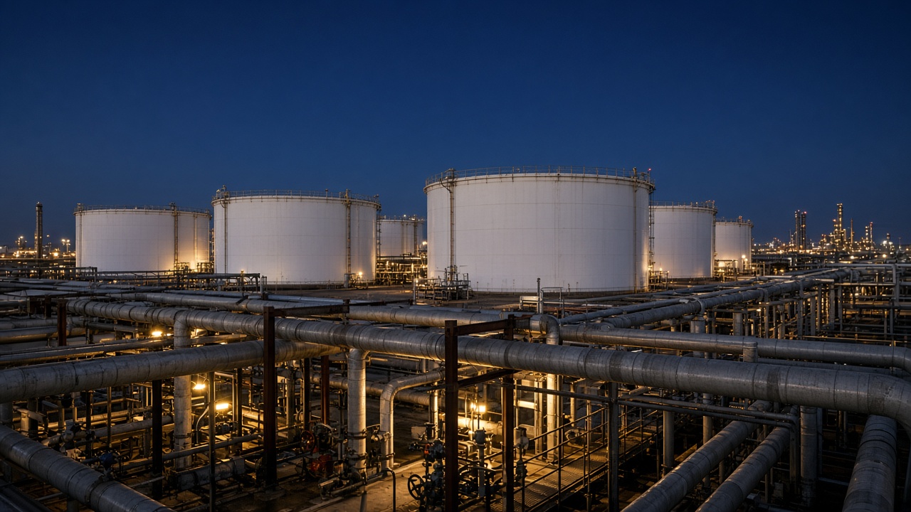 Gasoline blending tanks and rundown headers
